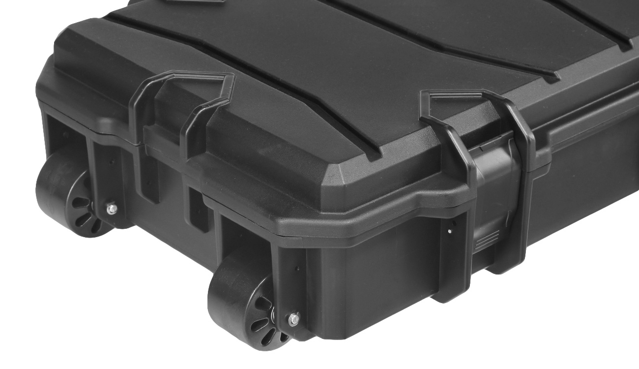 ASG Large Polymer Hard Case Waffenkoffer / Trolley 100 x 35 x 14 cm PnP-Schaumstoff schwarz Bild 7