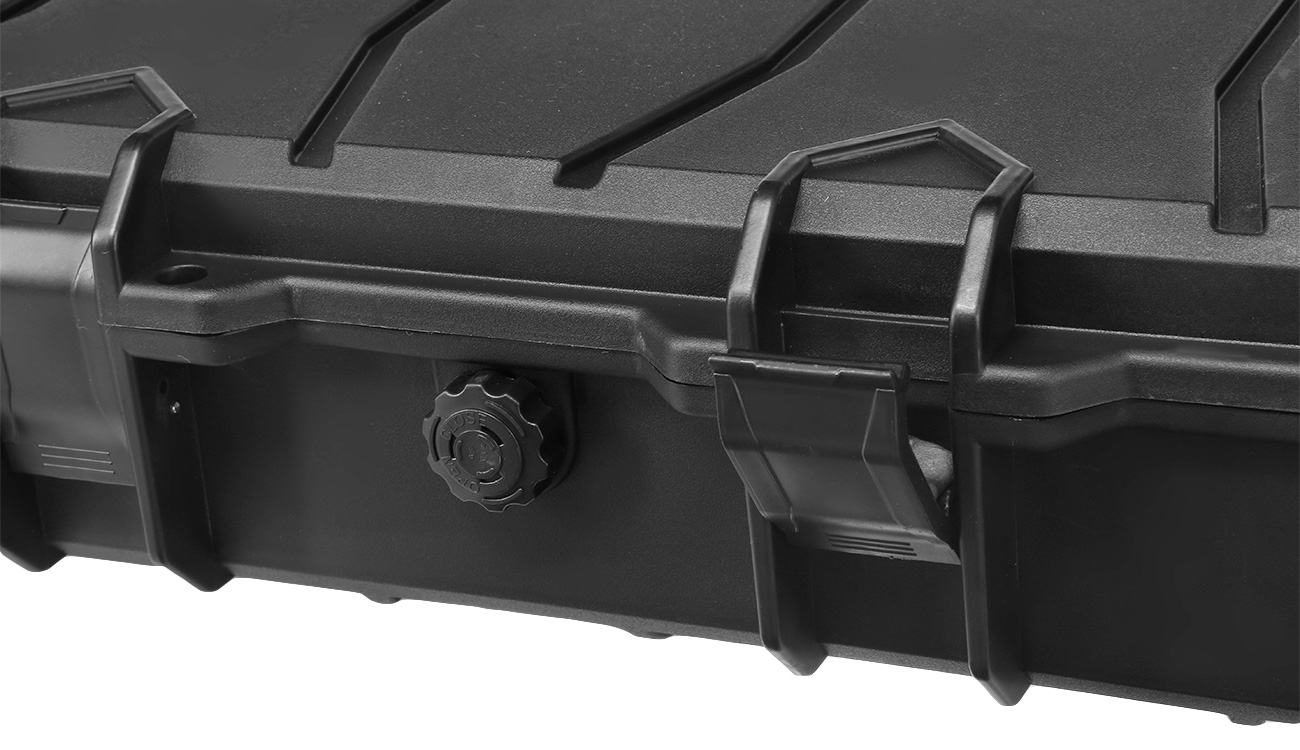 ASG Large Polymer Hard Case Waffenkoffer / Trolley 100 x 35 x 14 cm PnP-Schaumstoff schwarz Bild 9