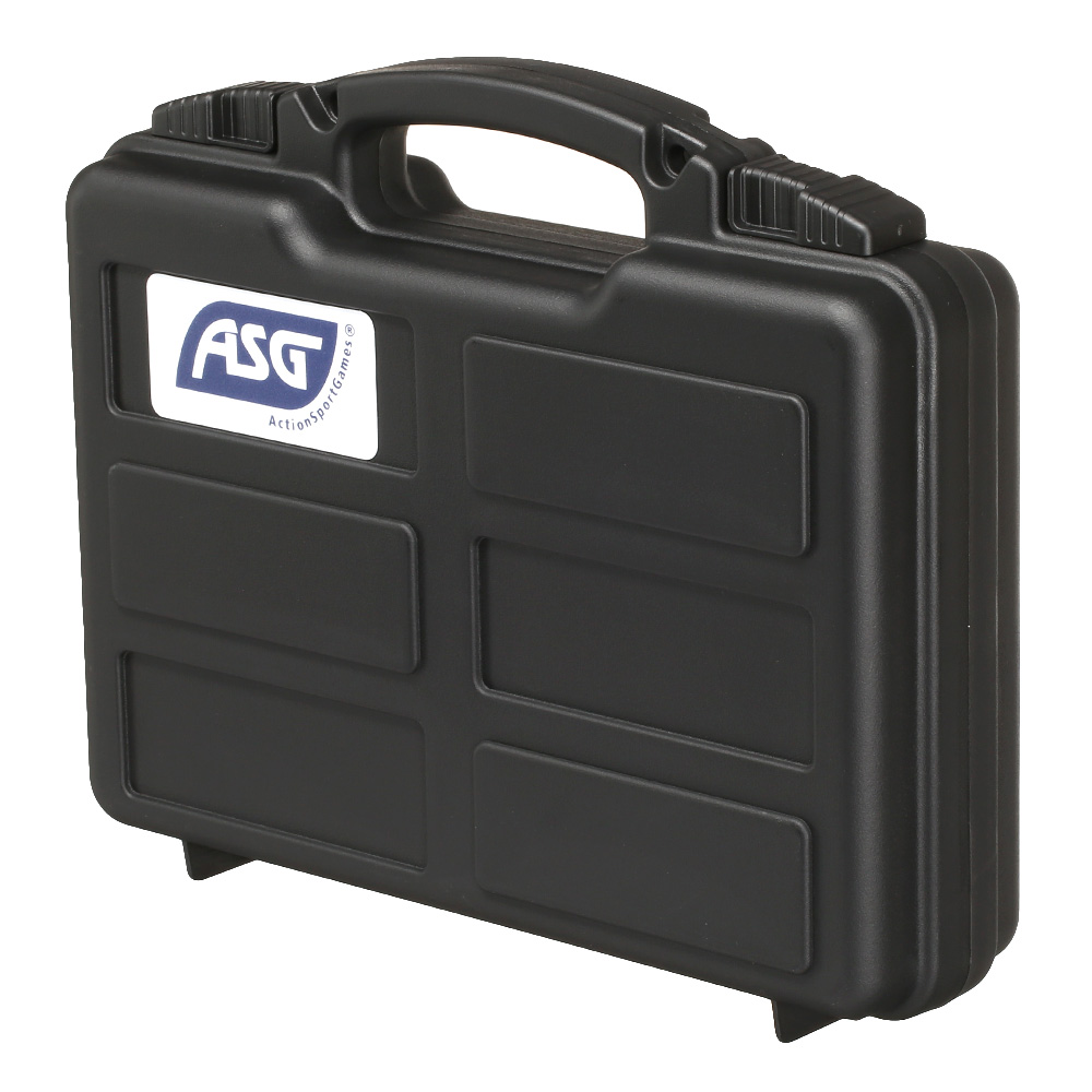 ASG Small Hard Case Pistolenkoffer 31 x 25,6 x 8 cm PnP-Schaumstoff schwarz Bild 1
