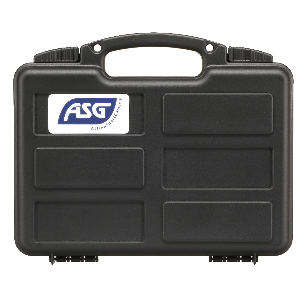 ASG Small Hard Case Pistolenkoffer 31 x 25,6 x 8 cm PnP-Schaumstoff schwarz Bild 2