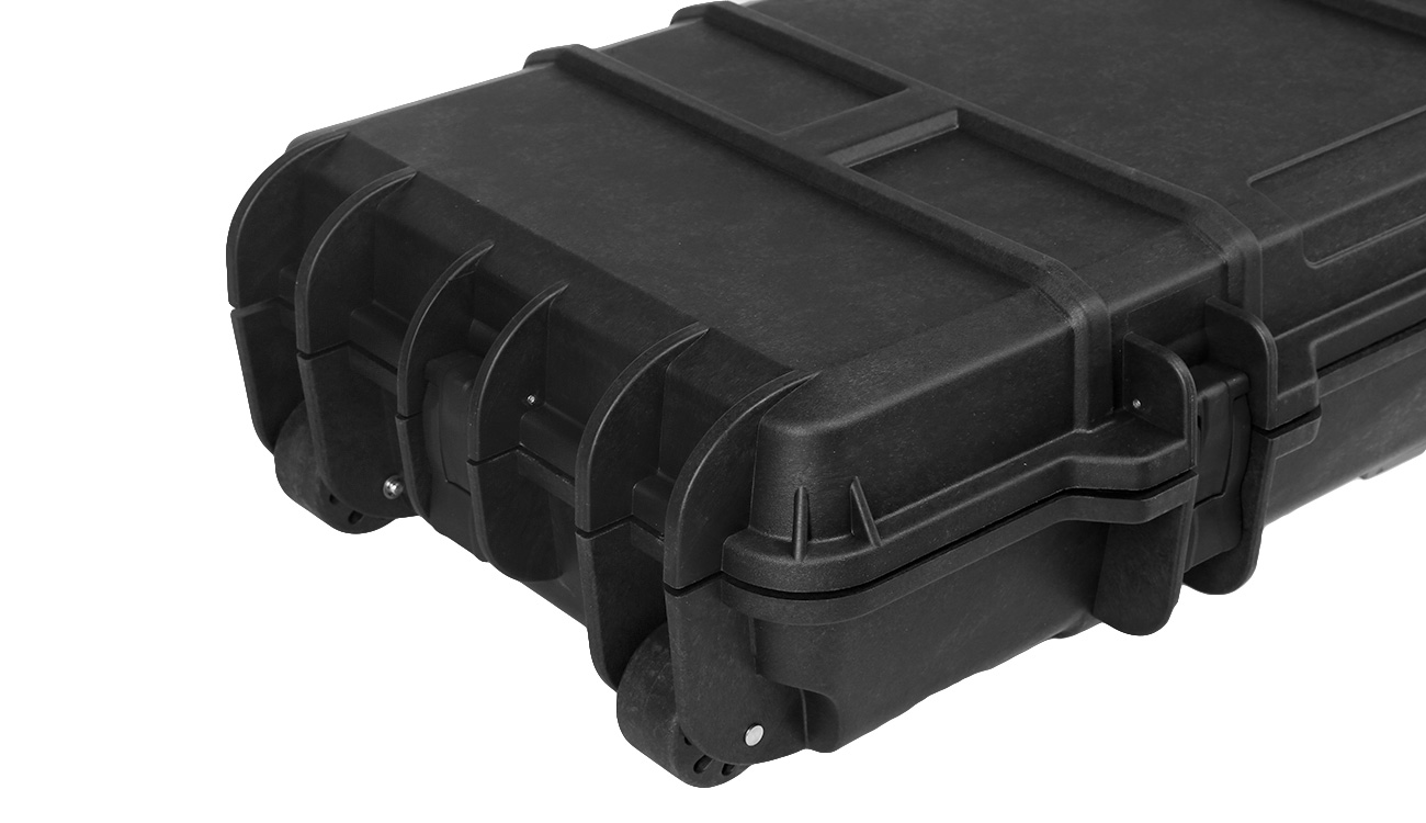 ASG X-Large Hard Case Waffenkoffer / Trolley 139 x 39,5 x 16 cm PnP-Schaumstoff schwarz Bild 7