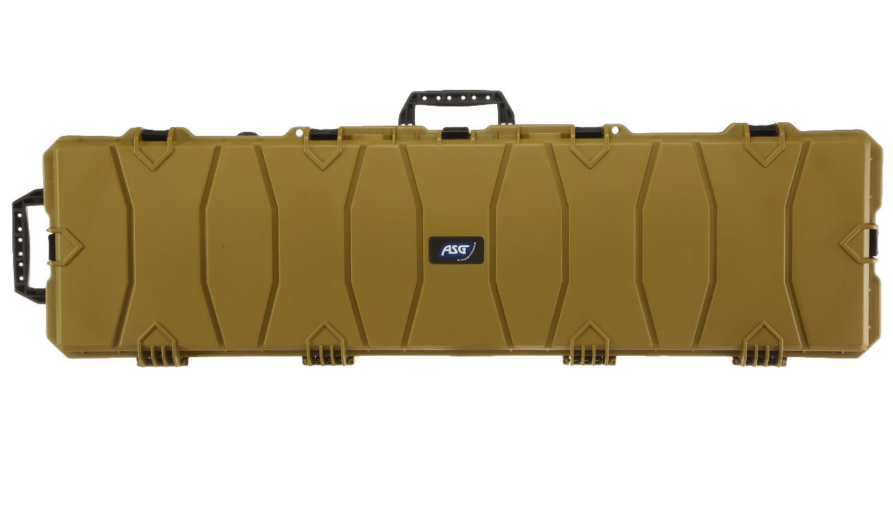 ASG X-Large Polymer Hard Case Waffenkoffer / Trolley 136 x 40 x 14 cm PnP-Schaumstoff RAL8000 Bild 2