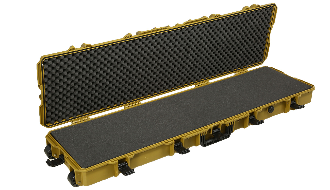 ASG X-Large Polymer Hard Case Waffenkoffer / Trolley 136 x 40 x 14 cm PnP-Schaumstoff RAL8000 Bild 5