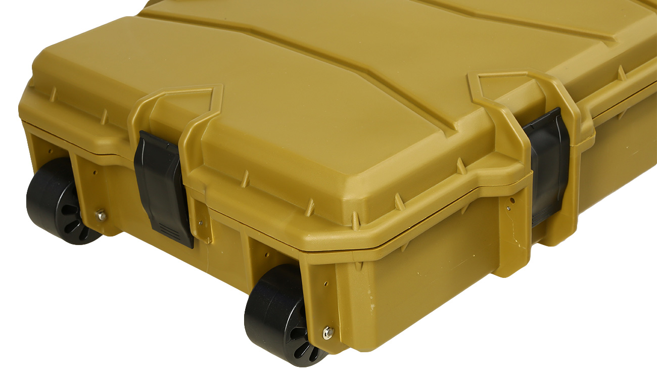 ASG X-Large Polymer Hard Case Waffenkoffer / Trolley 136 x 40 x 14 cm PnP-Schaumstoff RAL8000 Bild 7