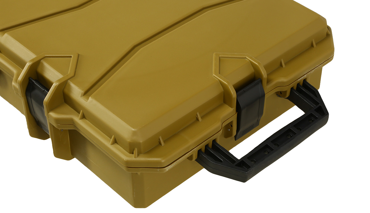 ASG X-Large Polymer Hard Case Waffenkoffer / Trolley 136 x 40 x 14 cm PnP-Schaumstoff RAL8000 Bild 8