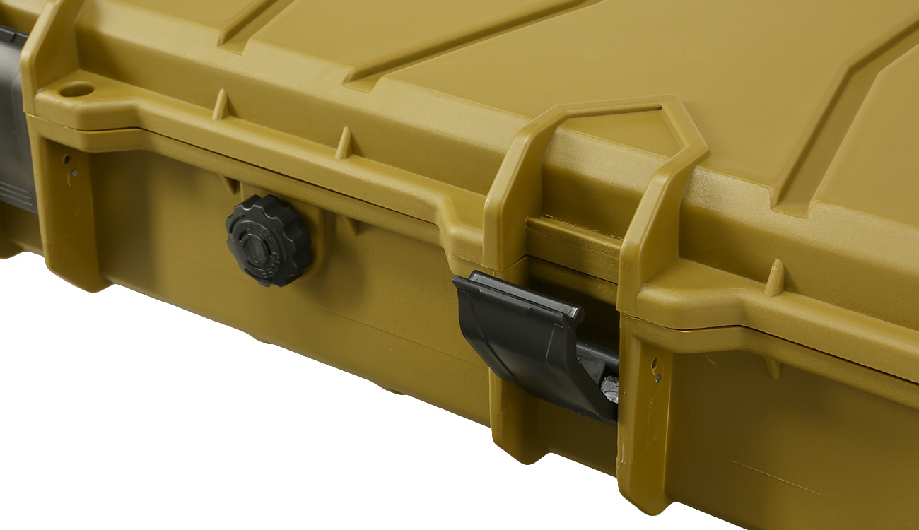 ASG X-Large Polymer Hard Case Waffenkoffer / Trolley 136 x 40 x 14 cm PnP-Schaumstoff RAL8000 Bild 9