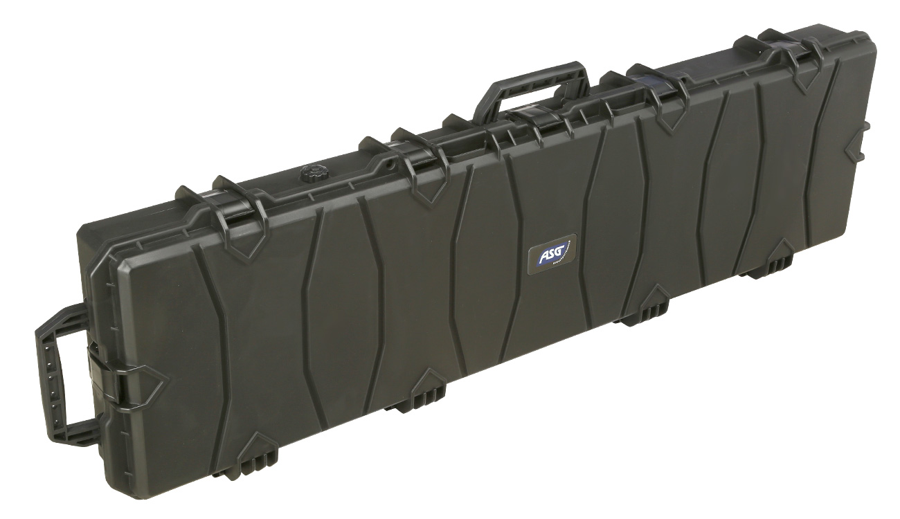 ASG X-Large Polymer Hard Case Waffenkoffer / Trolley 136 x 40 x 14 cm PnP-Schaumstoff schwarz Bild 1