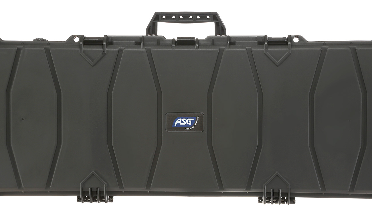 ASG X-Large Polymer Hard Case Waffenkoffer / Trolley 136 x 40 x 14 cm PnP-Schaumstoff schwarz Bild 10