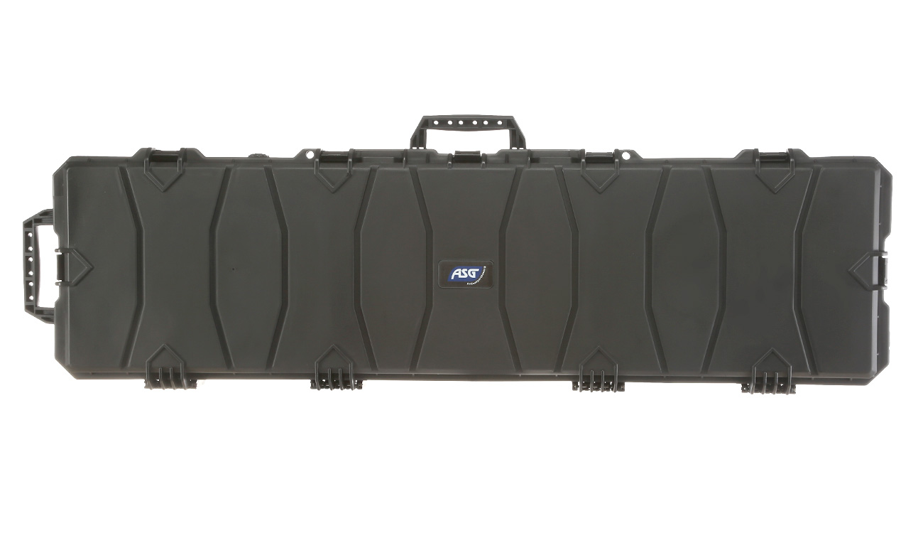 ASG X-Large Polymer Hard Case Waffenkoffer / Trolley 136 x 40 x 14 cm PnP-Schaumstoff schwarz Bild 2