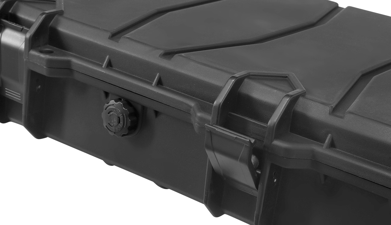 ASG X-Large Polymer Hard Case Waffenkoffer / Trolley 136 x 40 x 14 cm PnP-Schaumstoff schwarz Bild 9