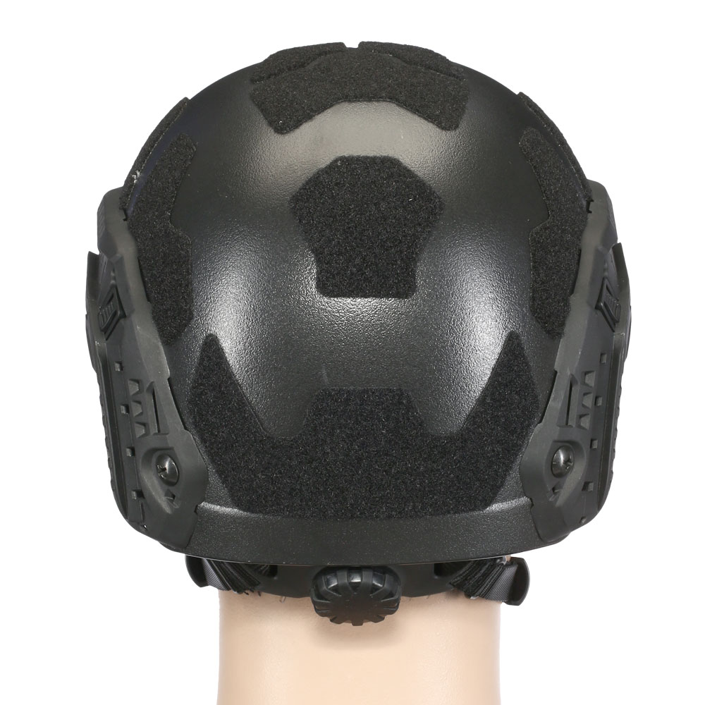 Nuprol FAST Railed SF Airsoft Helm mit NVG Mount schwarz Bild 4