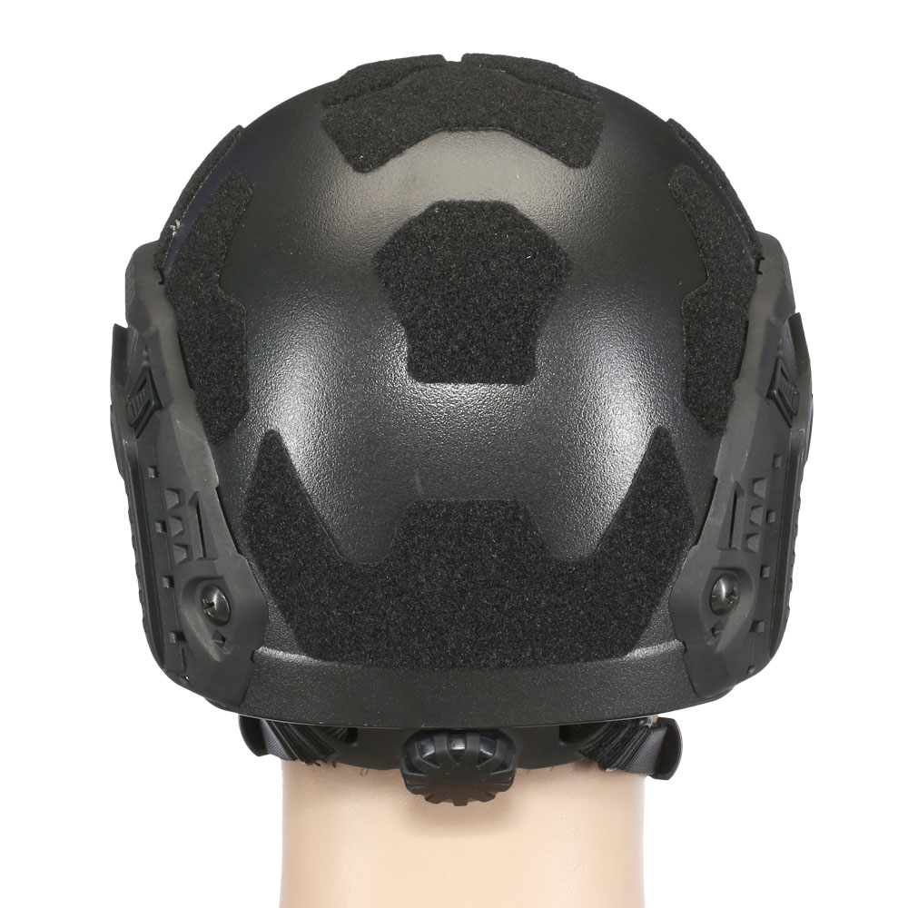 Nuprol Airsoft Helm FAST Railed SF mit NVG Mount schwarz Bild 4