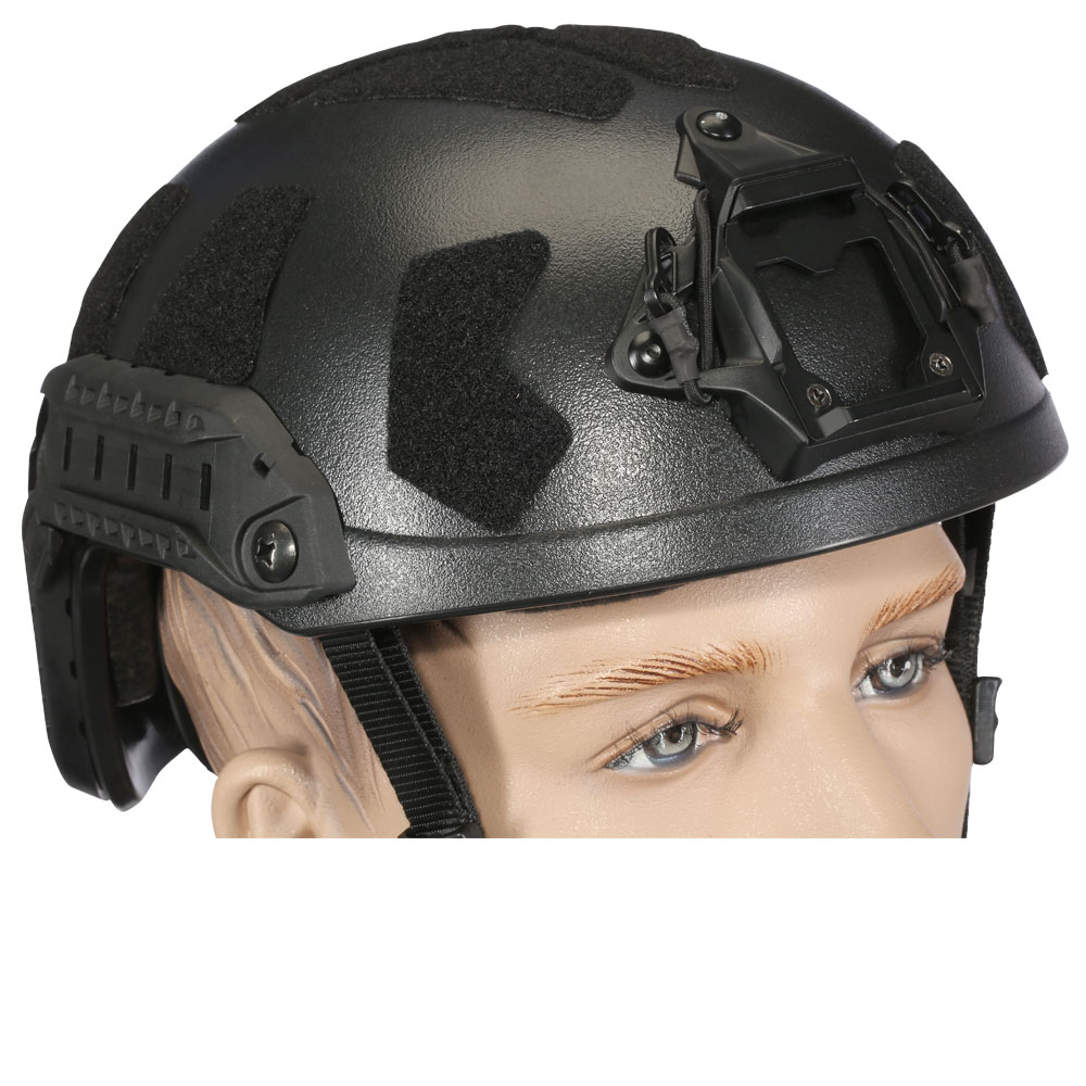 Nuprol FAST Railed SF Airsoft Helm mit NVG Mount schwarz Bild 5