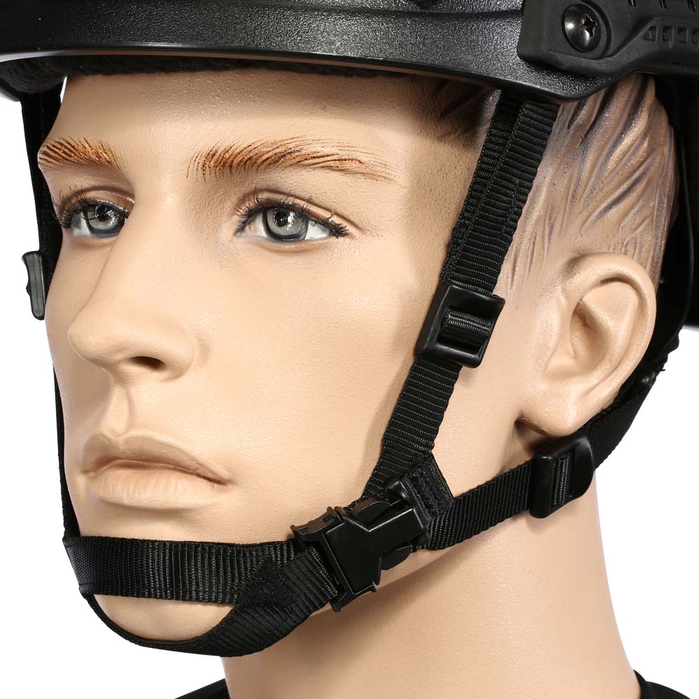 Nuprol Airsoft Helm FAST Railed SF mit NVG Mount schwarz Bild 6