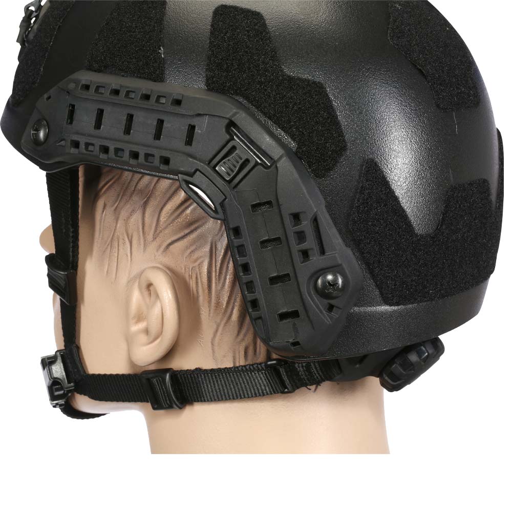 Nuprol Airsoft Helm FAST Railed SF mit NVG Mount schwarz Bild 7