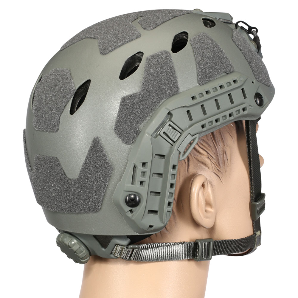 Nuprol Airsoft Helm FAST Railed SF Air mit NVG Mount grau Bild 3