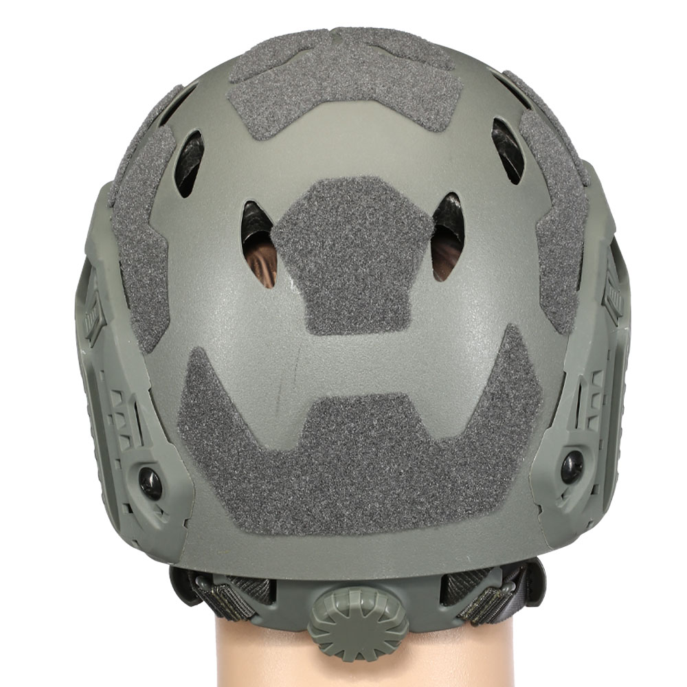 Nuprol Airsoft Helm FAST Railed SF Air mit NVG Mount grau Bild 4