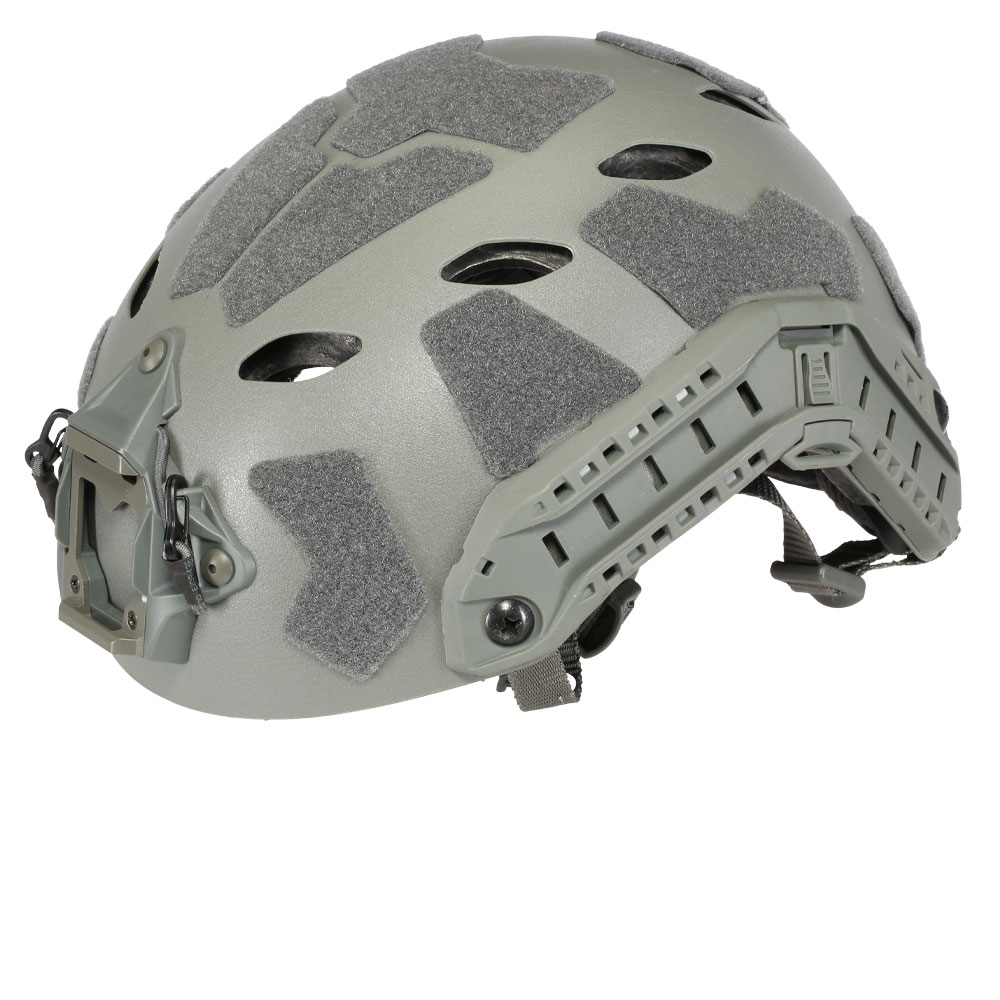 Nuprol Airsoft Helm FAST Railed SF Air mit NVG Mount grau Bild 8