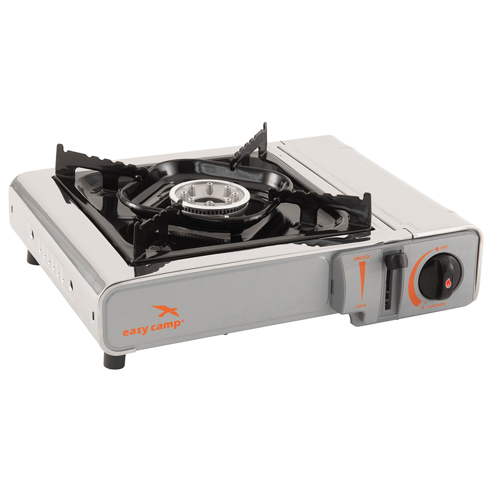 Easy Camp Gaskocher Tour Stove silber mit Piezozndung