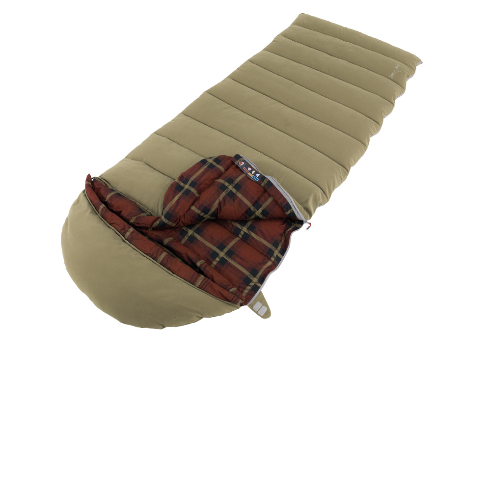 Robens Deckenschlafsack Basecamp khaki bis zu 195 cm Krpergre