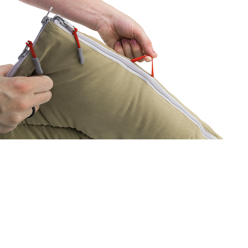 Robens Deckenschlafsack Basecamp khaki bis zu 195 cm Krpergre Bild 1