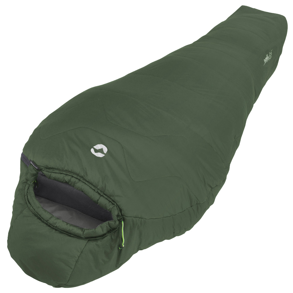 Outwell Mumienschlafsack Elm Lux oliv bis zu 195 cm Krpergre
