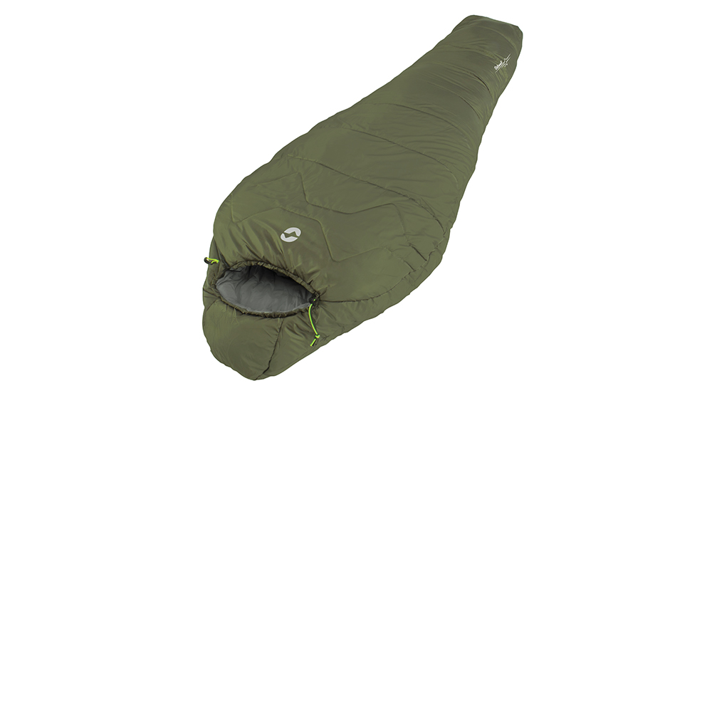 Outwell Mumienschlafsack Cedar oliv bis zu 195 cm Krpergre