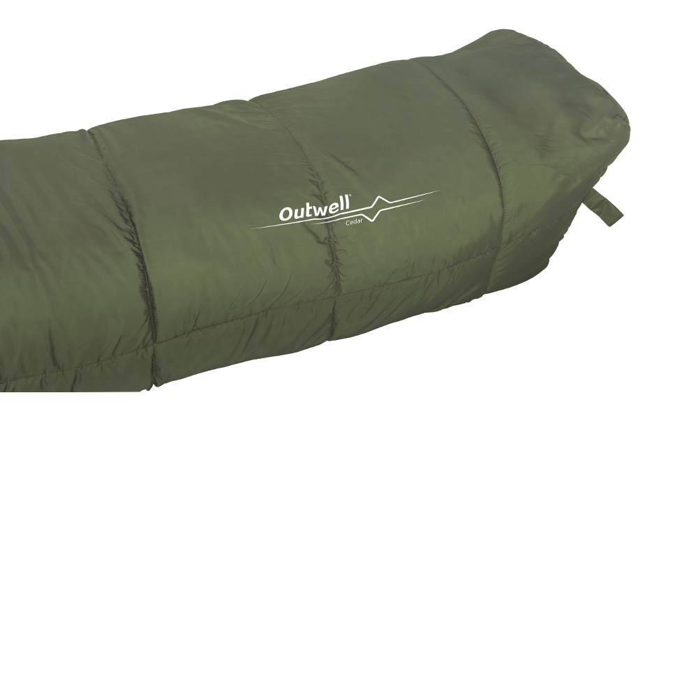 Outwell Mumienschlafsack Cedar oliv bis zu 195 cm Krpergre Bild 1