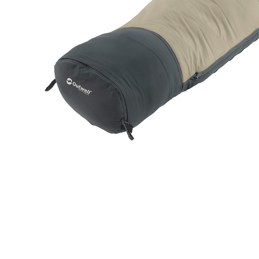 Outwell Mumienschlafsack Convertible Junior oliv mitwachsend 120 - 150 cm Krpergre Bild 1
