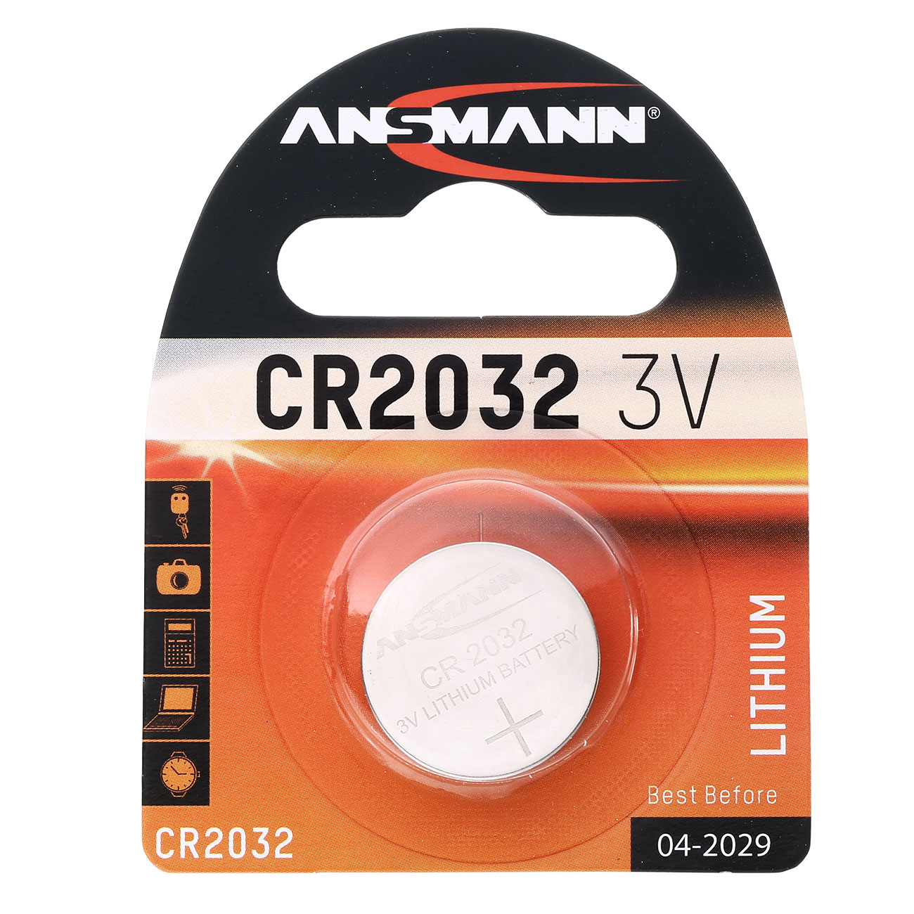 Ansmann Lithium Batterie CR2032 3V - 1er Blister