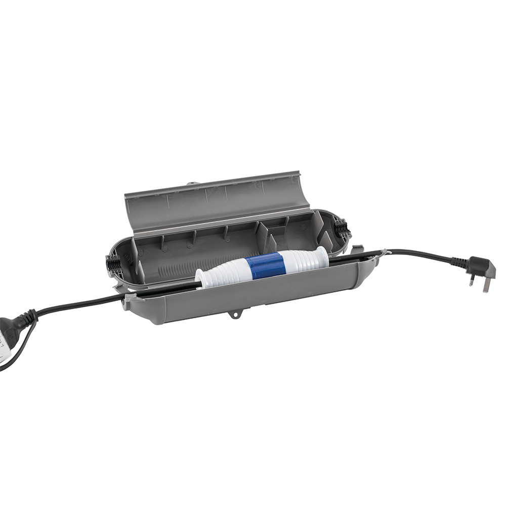 Outwell Kabel-Sicherheitsbox grau inkl. Schloss mit Schlssel Bild 1