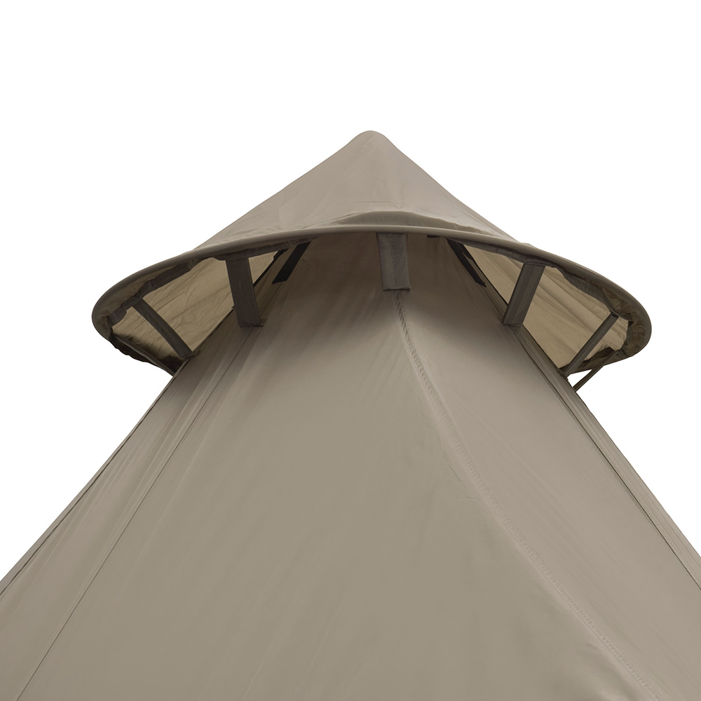 Easy Camp Familienzelt Moonlight Bell Tipi fr max. 7 Personen grau/khaki Bild 4