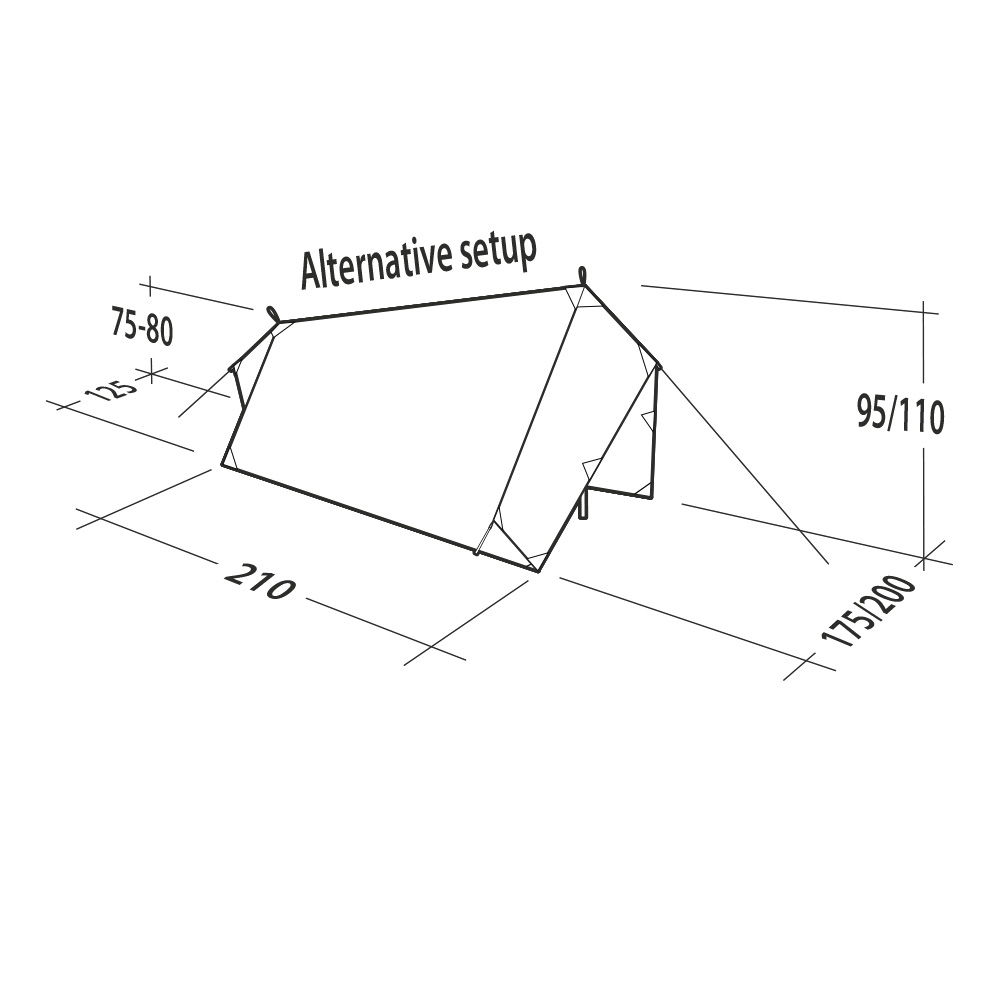 Robens Track Tarp 3 x 2,6 m oliv Bild 2