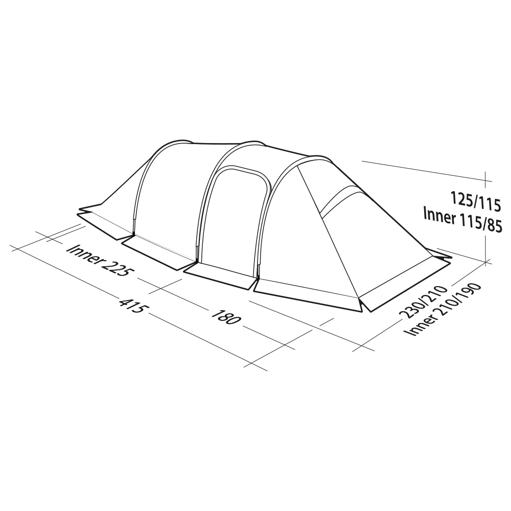 Robens Zelt Nordic Lynx 4 oliv fr 4 Personen Bild 1