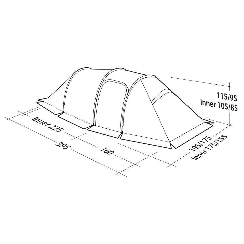 Robens Zelt Nordic Lynx 3 oliv fr 3 Personen Bild 1