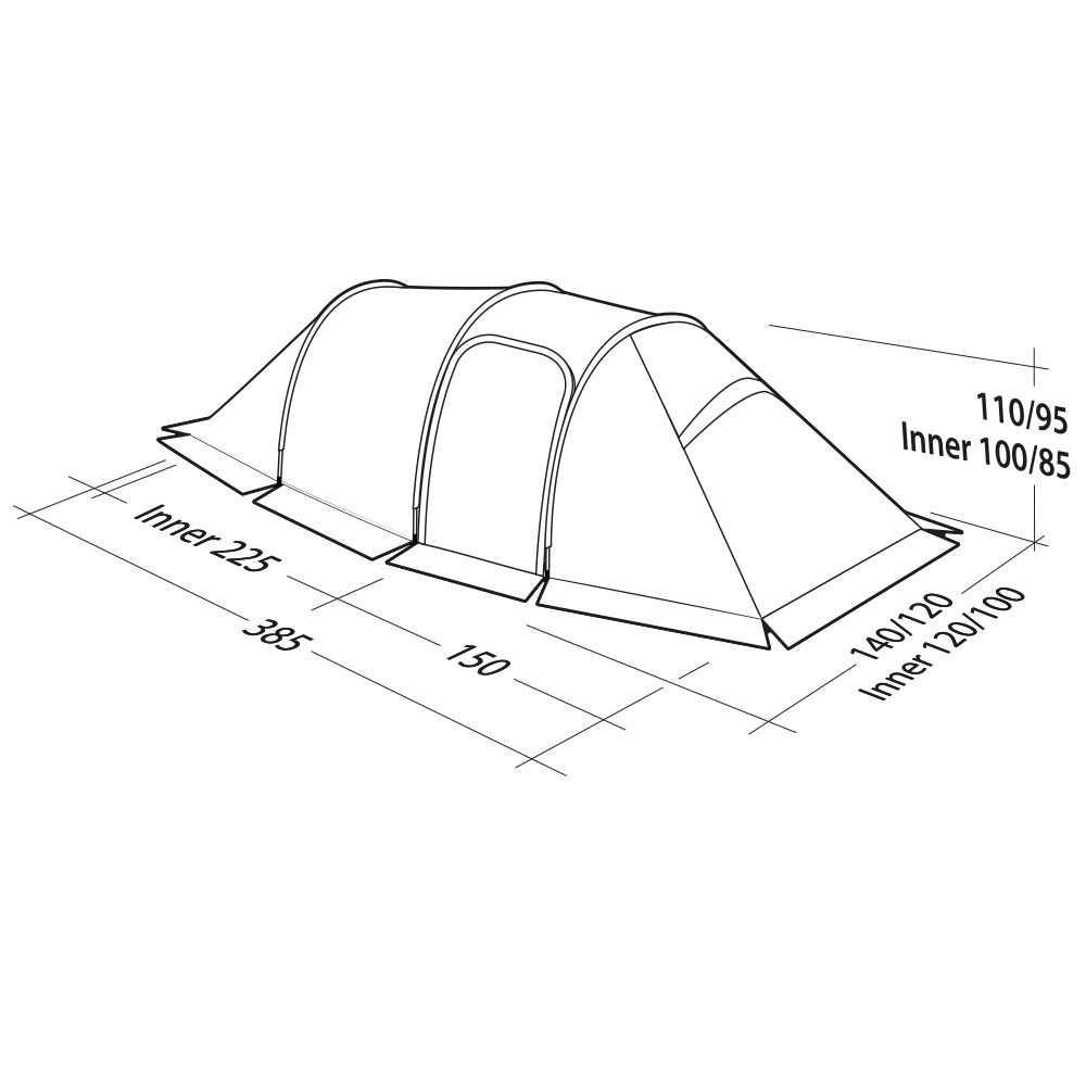 Robens Zelt Nordic Lynx 2 oliv fr 2 Personen Bild 1