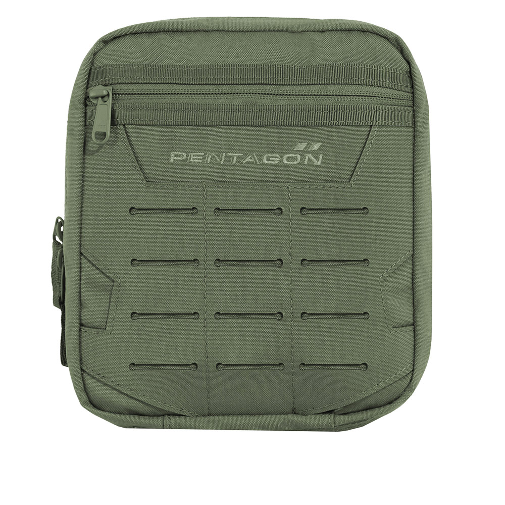 Pentagon Mehrzwecktasche EDC 2.0 Pouch oliv 18 x 22 x 6 cm fr Ausrstung