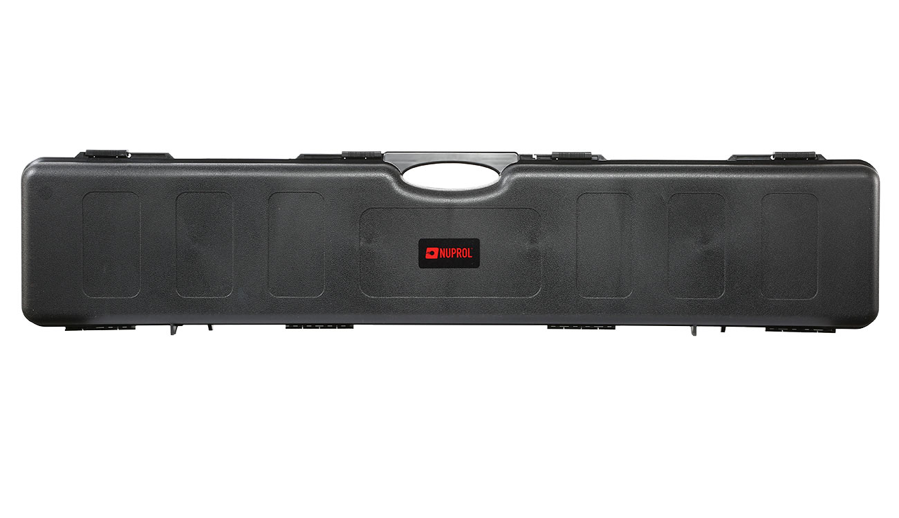 Nuprol Essentials Large Hard Case Waffenkoffer 123,5 x 26,5 x 11 cm Waben-Schaumstoff schwarz Bild 1