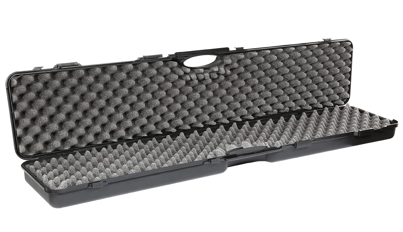 Nuprol Essentials Large Hard Case Waffenkoffer 123,5 x 26,5 x 11 cm Waben-Schaumstoff schwarz Bild 5