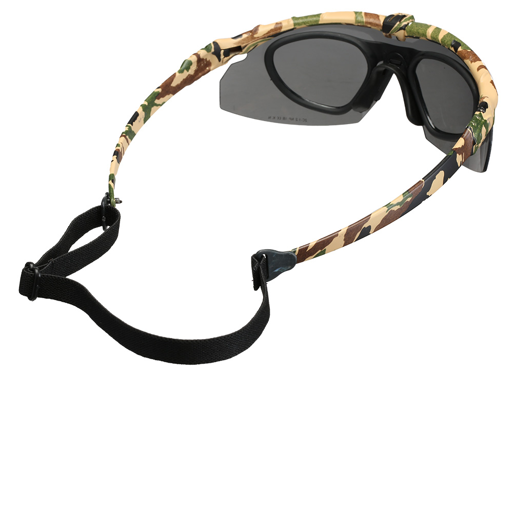 Nuprol Battle Pro Protective Airsoft Schutzbrille inkl. Brillentrgereinsatz camo / rauch Bild 1