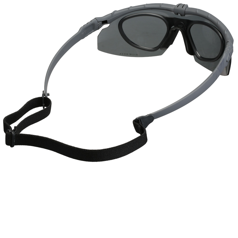 Nuprol Battle Pro Protective Airsoft Schutzbrille inkl. Brillentrgereinsatz grau / rauch Bild 1