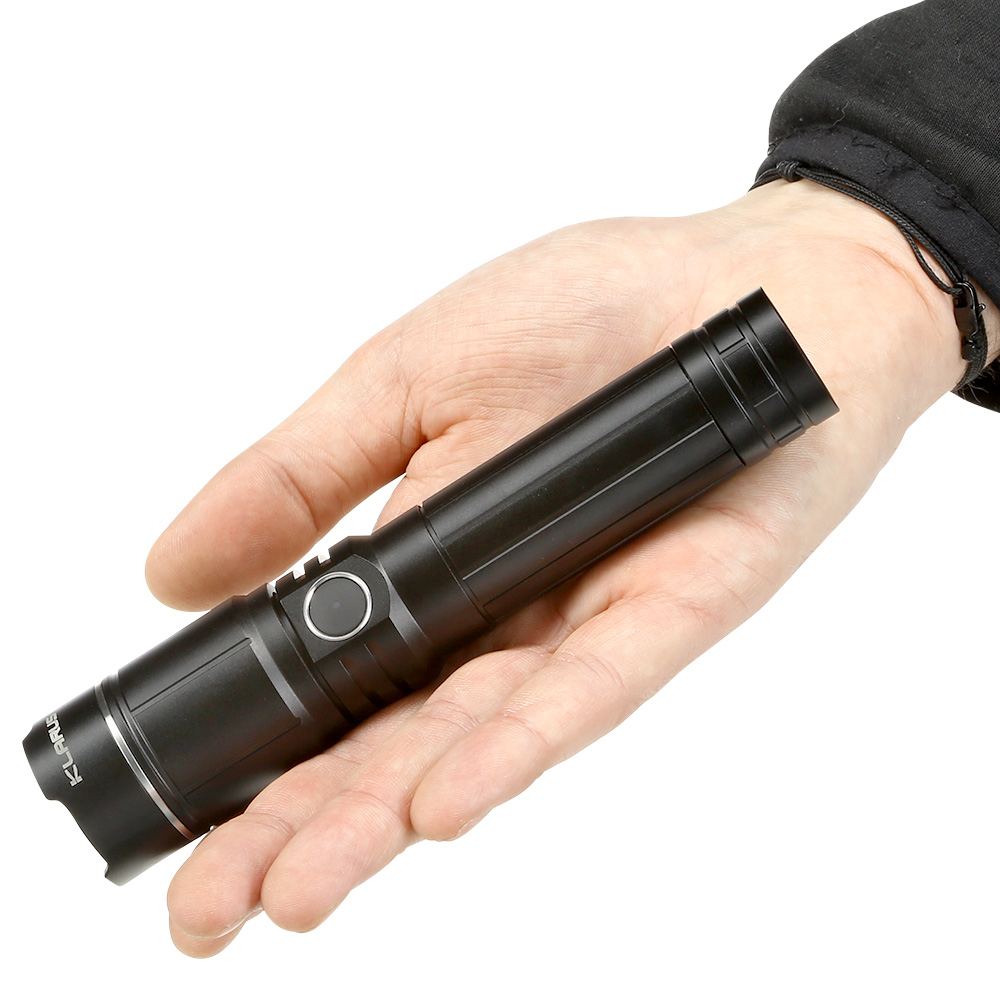 Klarus LED Taschenlampe A2 Pro 1450 Lumen schwarz inkl. Ladekabel, Lanyard und Batterieadapter Bild 1