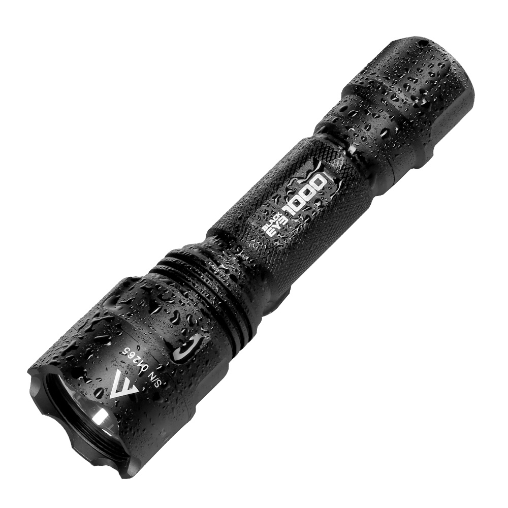 Mactronic LED Taschenlampe Black Eye 1000 Lumen Set schwarz mit viel Zubehr Bild 2