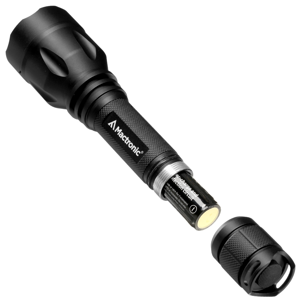 Mactronic LED Taschenlampe Black Eye 1550 Lumen Set schwarz mit viel Zubehr Bild 6