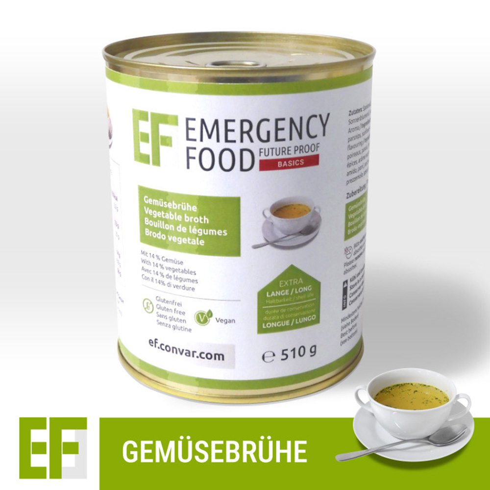 Emergency Food Basic Notration Gemsebrhe 510 g Dose