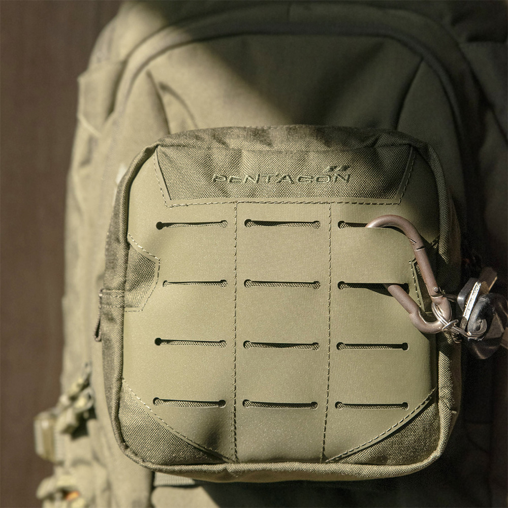 Pentagon Mehrzwecktasche Elpis Utility Pouch oliv 15 x 15 x 6 cm fr Ausrstung Bild 1