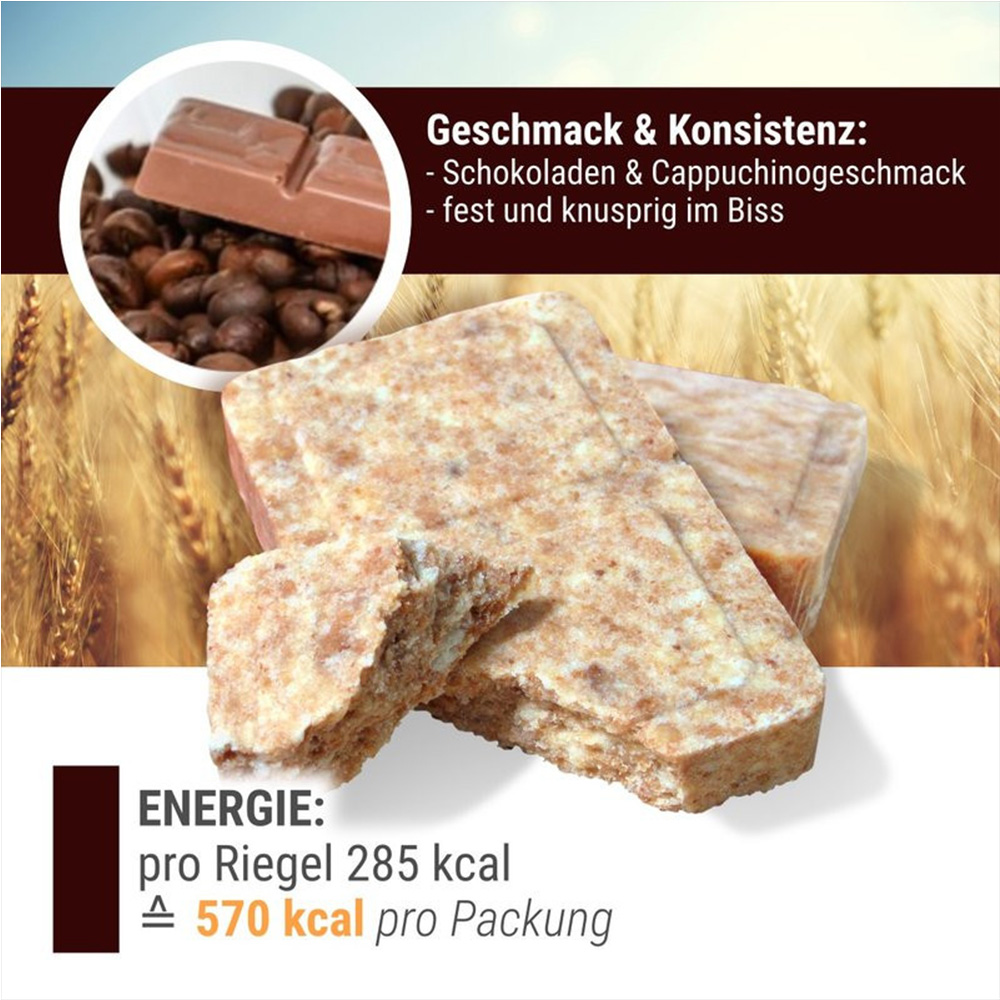 Convar-7 Riegel High Energy Bar Chocochino 120 g Langzeitlebensmittel - Ideal fr Outdoor, Notvorrat und Krisenvorsorge Bild 4