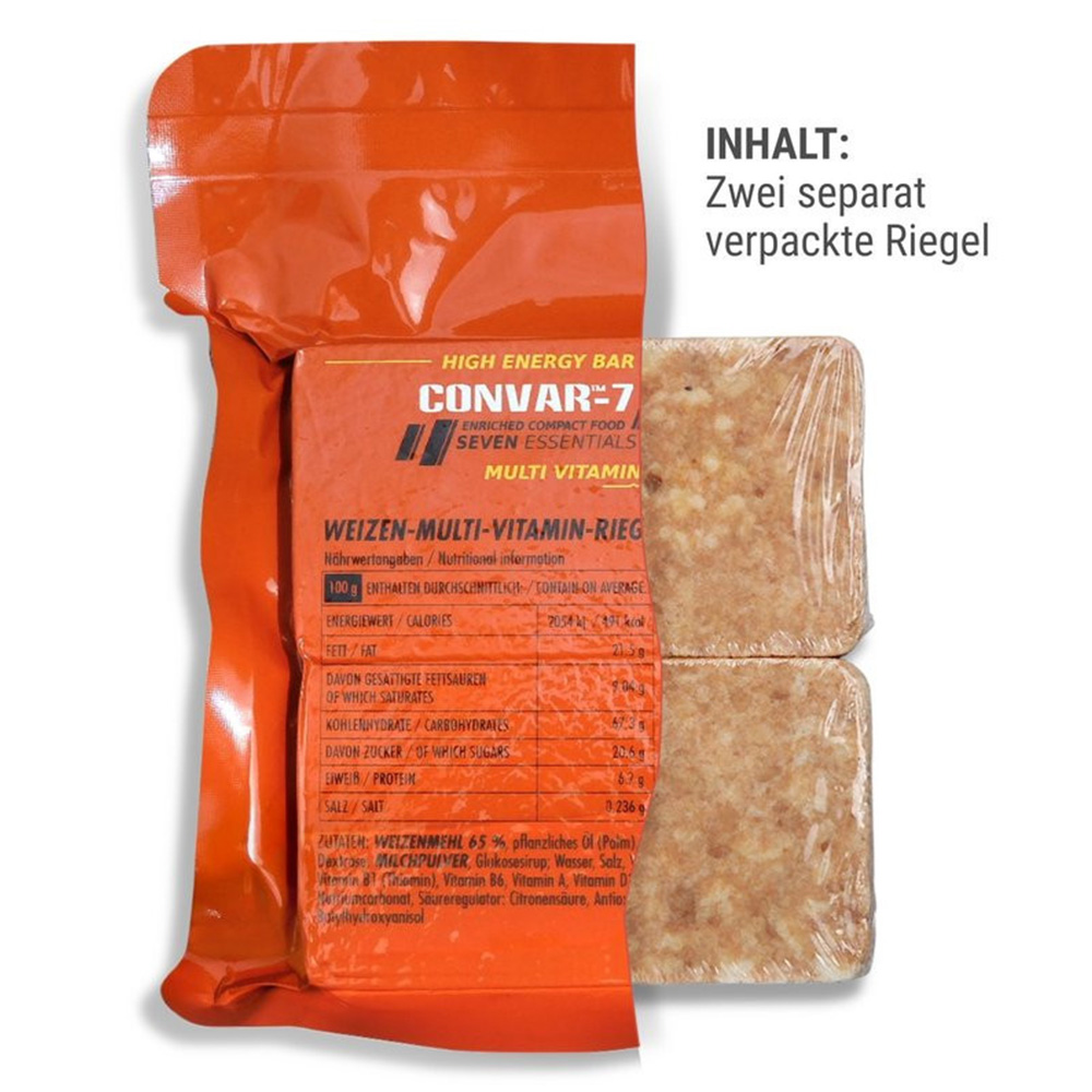 Convar-7 High Energy Bar Riegel Multivitamin120 g Bild 1