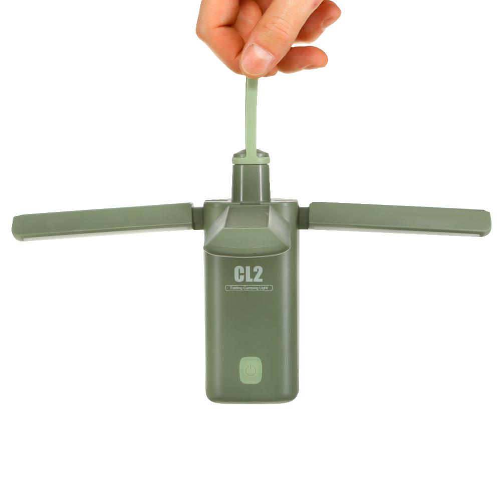Klarus Universal Camping Laterne CL2 750 Lumen mit Powerbank faltbar forest green Bild 1