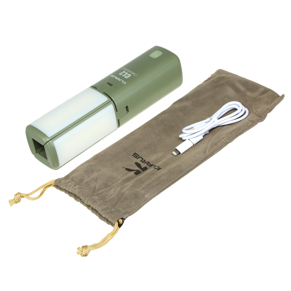 Klarus Universal Camping Laterne CL2 750 Lumen mit Powerbank faltbar forest green Bild 1